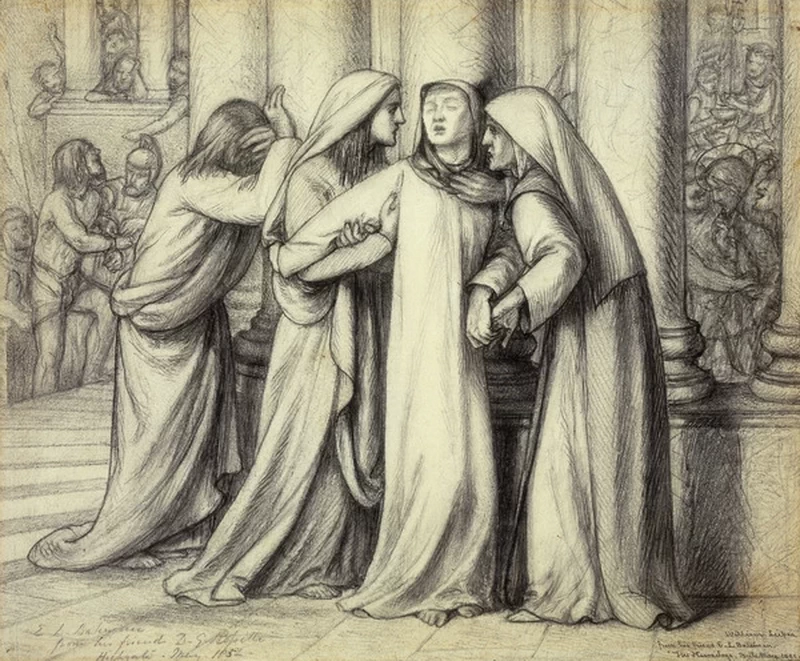 La Vergine Maria viene consolata